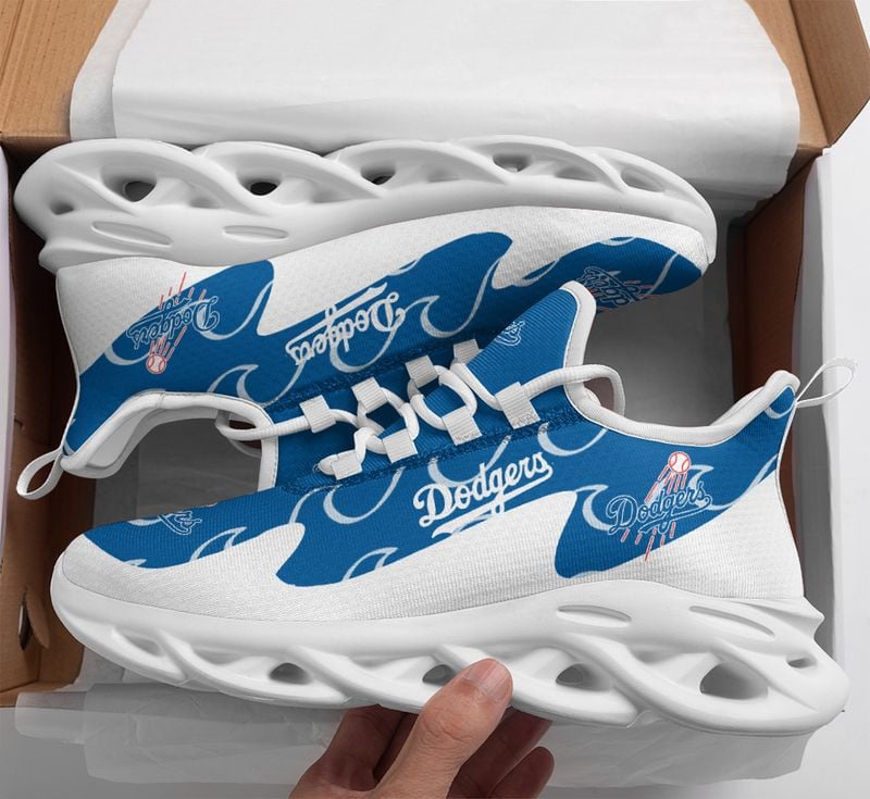 Los Angeles Dodgers Max Soul Shoes NLA066546 - Famjoys Los Angeles Dodgers Max Soul Shoes NLA066546 - Famjoys