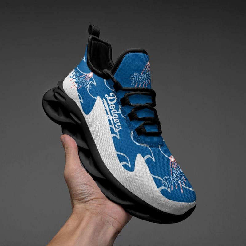 Los Angeles Dodgers Max Soul Shoes NLA066546 - Famjoys Los Angeles Dodgers Max Soul Shoes NLA066546 - Famjoys