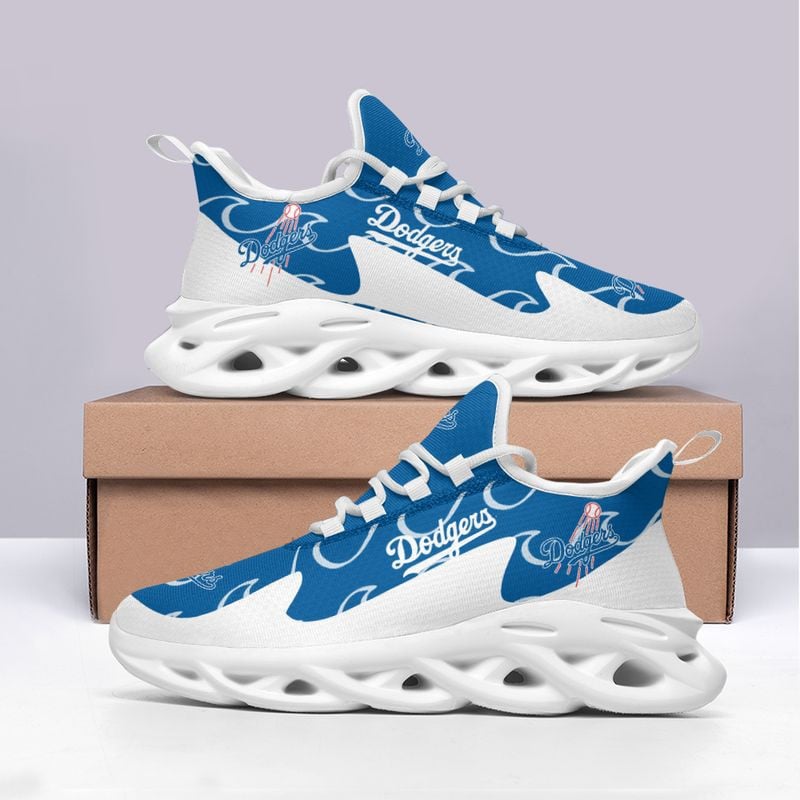 Los Angeles Dodgers Max Soul Shoes NLA066546 - Famjoys Los Angeles Dodgers Max Soul Shoes NLA066546 - Famjoys
