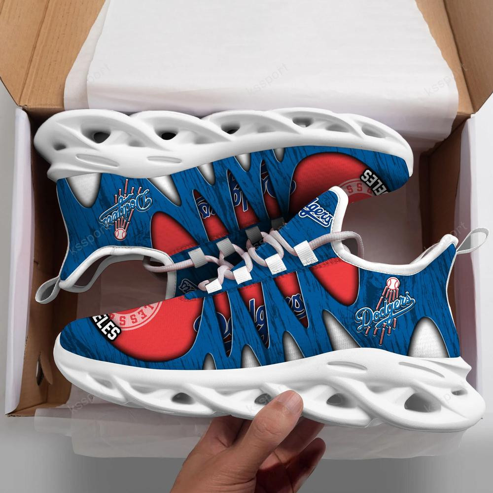 Los Angeles Dodgers Max Soul Shoes, Running Sneakers - Famjoys Los Angeles Dodgers Max Soul Shoes, Running Sneakers - Famjoys