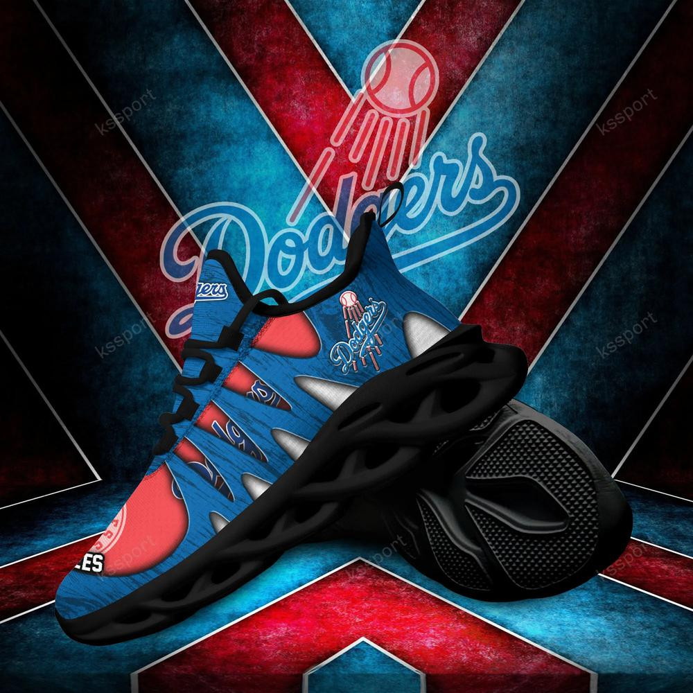 Los Angeles Dodgers Max Soul Shoes, Running Sneakers - Famjoys Los Angeles Dodgers Max Soul Shoes, Running Sneakers - Famjoys