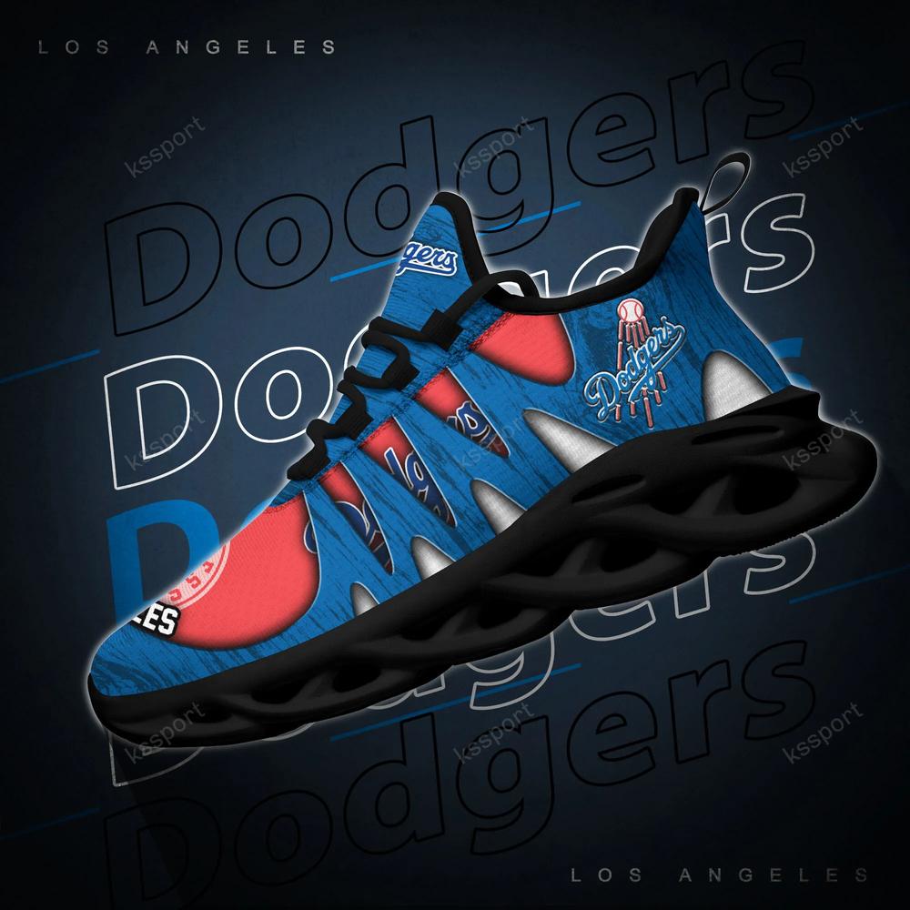 Los Angeles Dodgers Max Soul Shoes, Running Sneakers - Famjoys Los Angeles Dodgers Max Soul Shoes, Running Sneakers - Famjoys