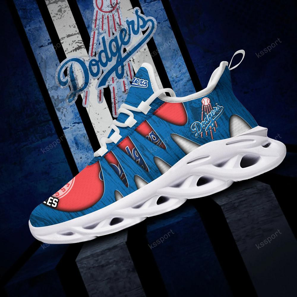 Los Angeles Dodgers Max Soul Shoes, Running Sneakers - Famjoys Los Angeles Dodgers Max Soul Shoes, Running Sneakers - Famjoys
