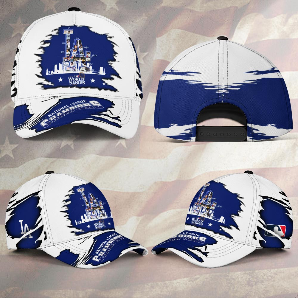 Los Angeles Dodgers National League – World Series Champion Classic Cap - Famjoys Los Angeles Dodgers National League – World Series Champion Classic Cap - Famjoys