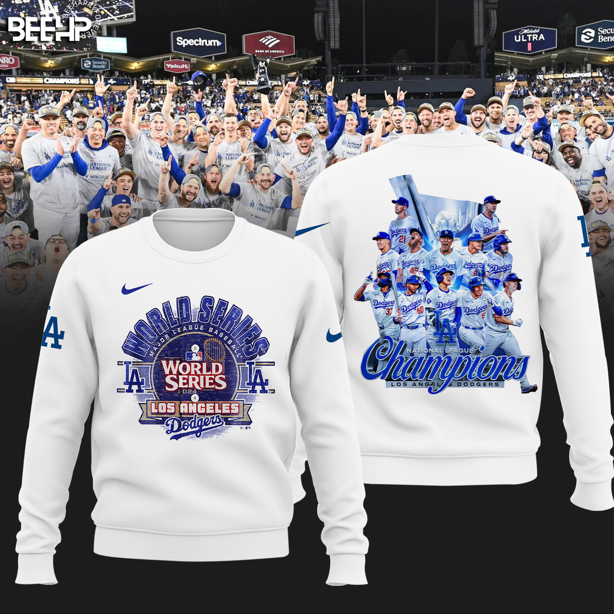 Los Angeles Dodgers National League Champions Baseball Jersey - Famjoys Los Angeles Dodgers National League Champions Baseball Jersey - Famjoys