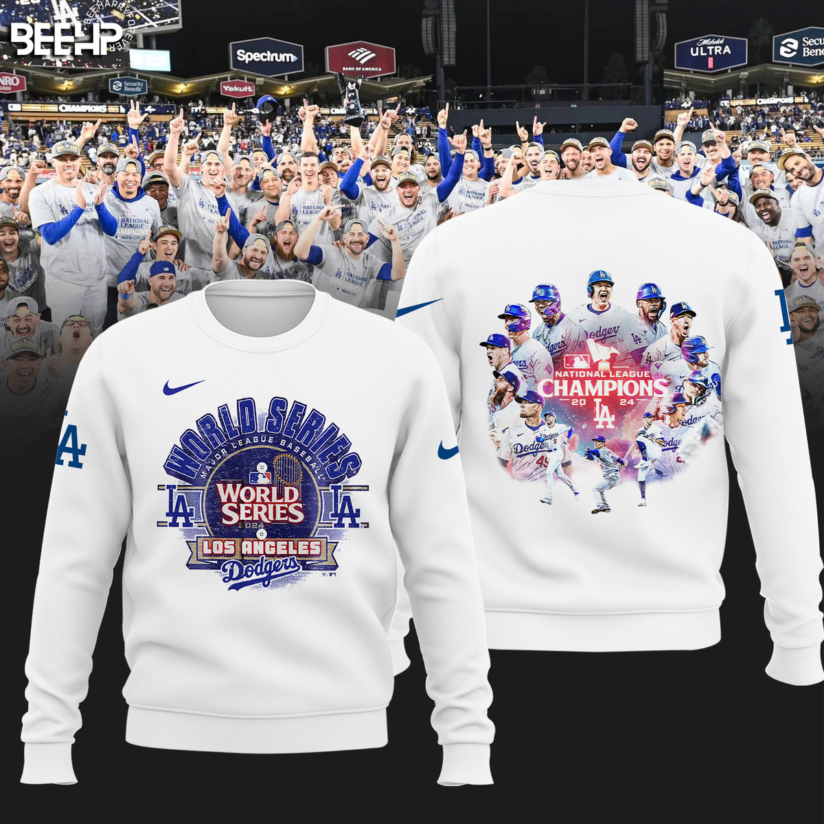 Los Angeles Dodgers National League Champions Baseball Jersey - Famjoys Los Angeles Dodgers National League Champions Baseball Jersey - Famjoys