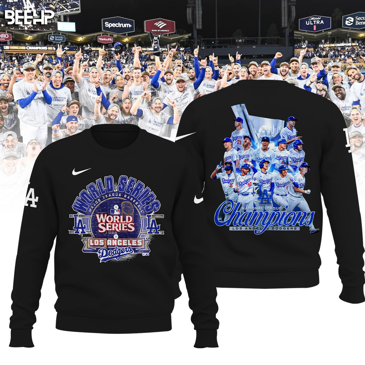 Los Angeles Dodgers National League Champions Baseball Jersey - Famjoys Los Angeles Dodgers National League Champions Baseball Jersey - Famjoys