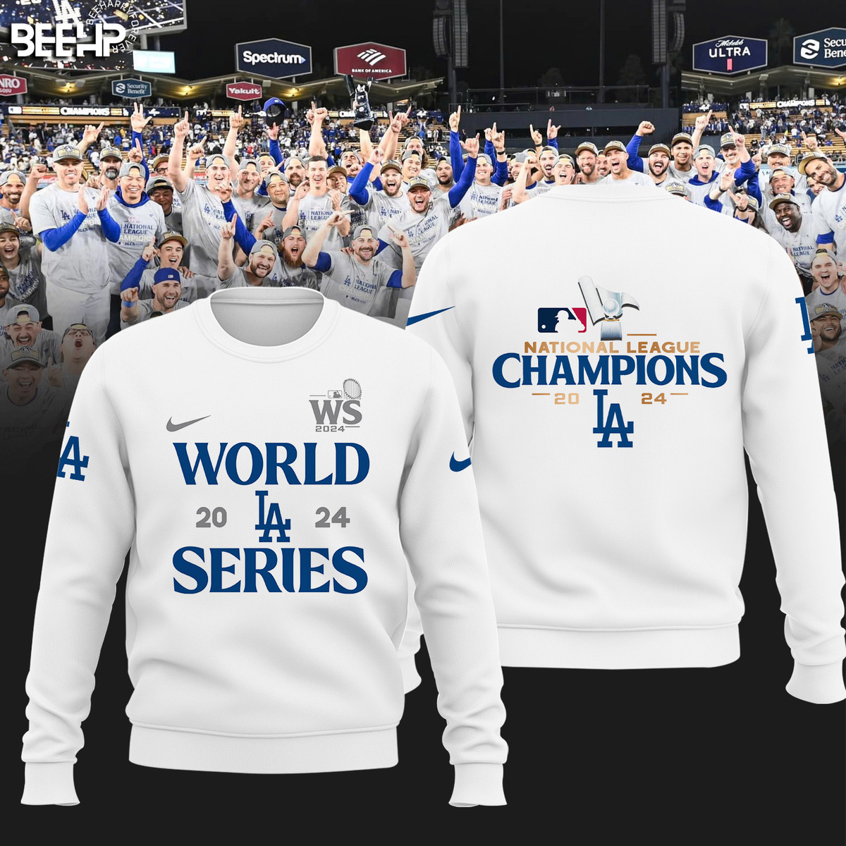Los Angeles Dodgers National League Champions Shirt - Famjoys Los Angeles Dodgers National League Champions Shirt - Famjoys