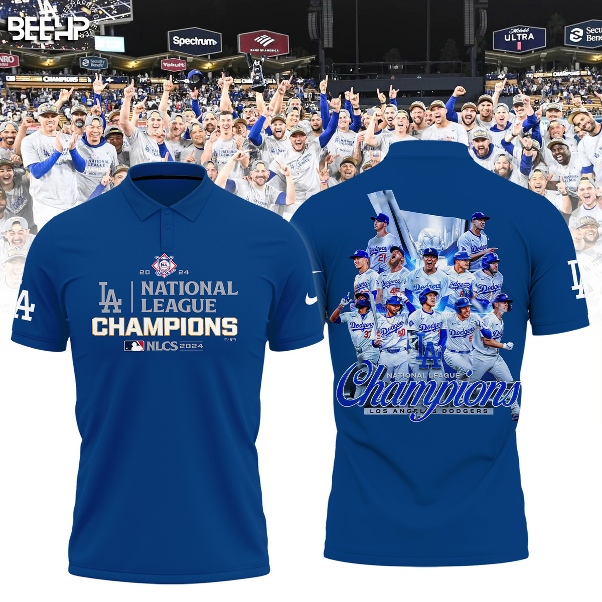 Los Angeles Dodgers National League Champions Shirt - Famjoys Los Angeles Dodgers National League Champions Shirt - Famjoys