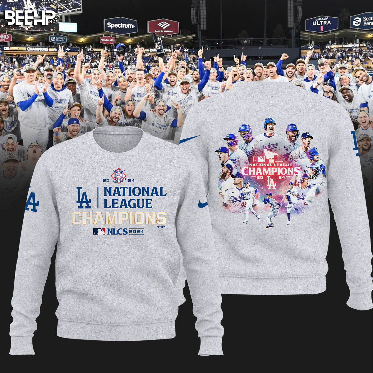 Los Angeles Dodgers National League Champions Shirt - Famjoys Los Angeles Dodgers National League Champions Shirt - Famjoys