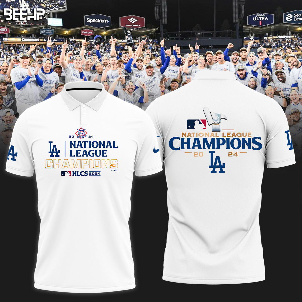 Los Angeles Dodgers National League Champions Shirt - Famjoys Los Angeles Dodgers National League Champions Shirt - Famjoys