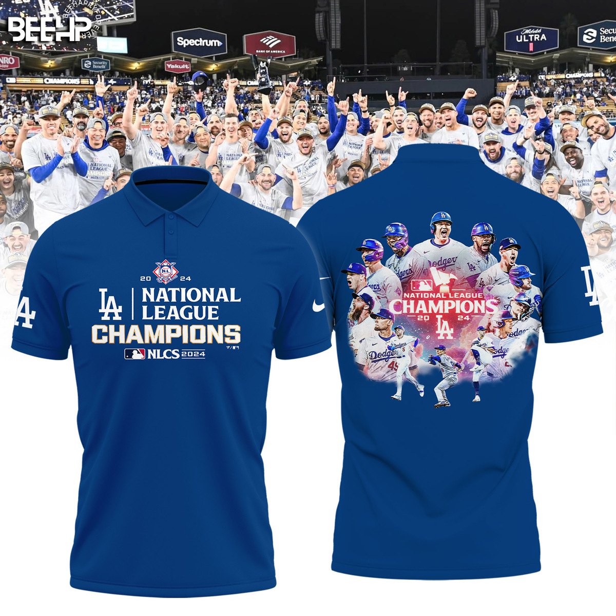 Los Angeles Dodgers National League Champions Shirt - Famjoys Los Angeles Dodgers National League Champions Shirt - Famjoys