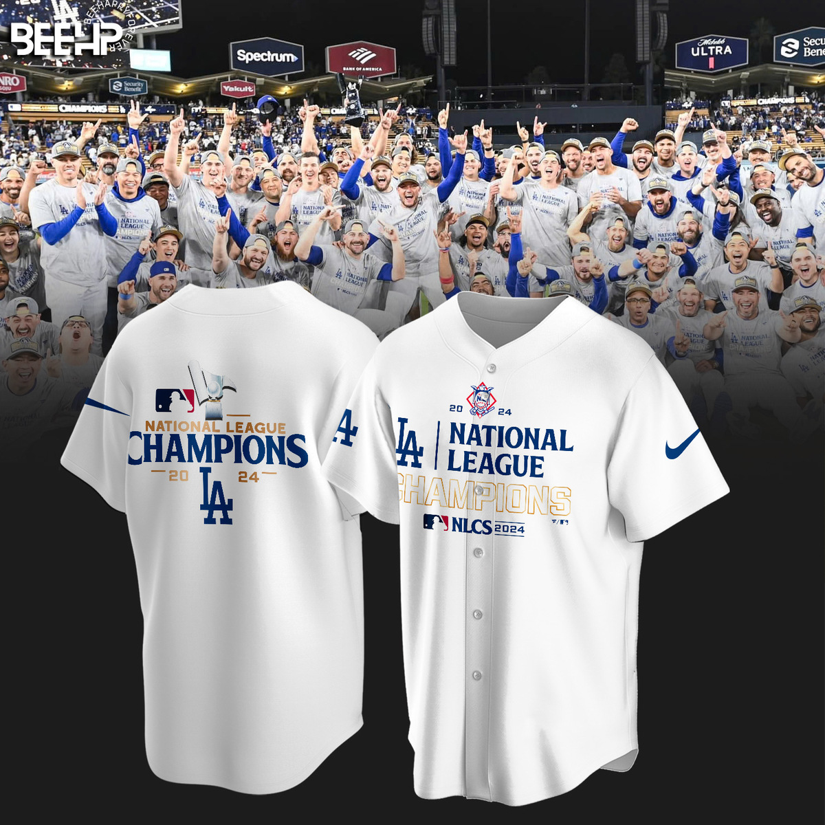 Los Angeles Dodgers National League Champions Shirt - Famjoys Los Angeles Dodgers National League Champions Shirt - Famjoys