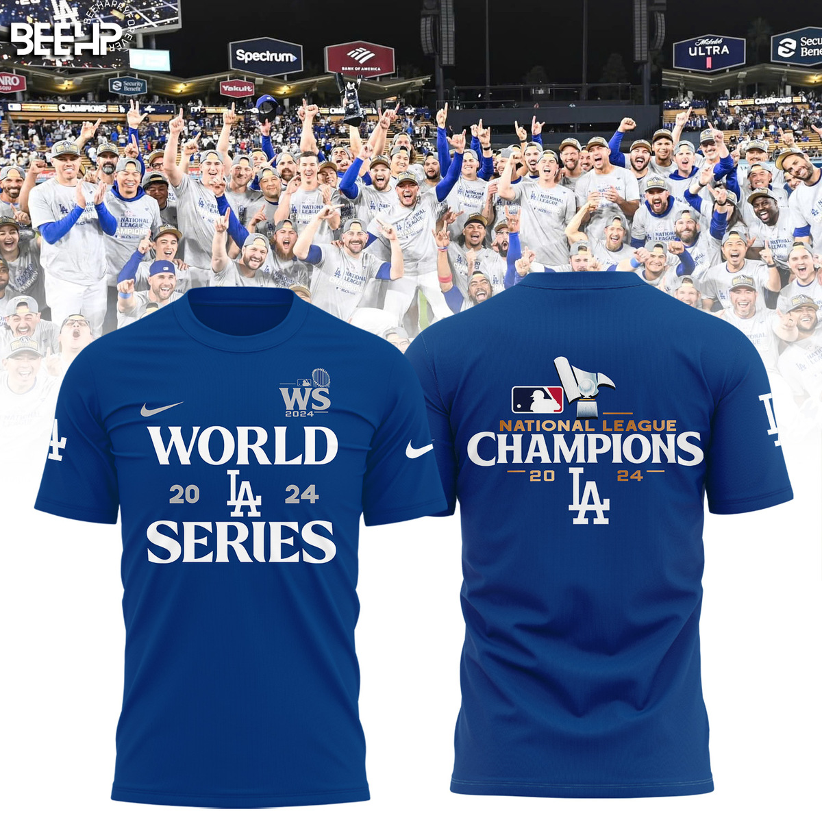 Los Angeles Dodgers National League Champions Shirt - Famjoys Los Angeles Dodgers National League Champions Shirt - Famjoys