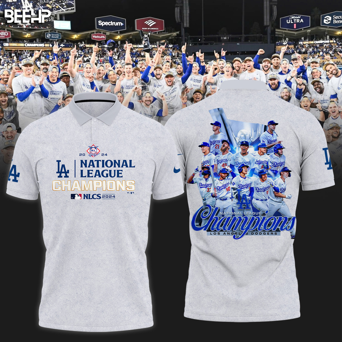 Los Angeles Dodgers National League Champions Shirt - Famjoys Los Angeles Dodgers National League Champions Shirt - Famjoys
