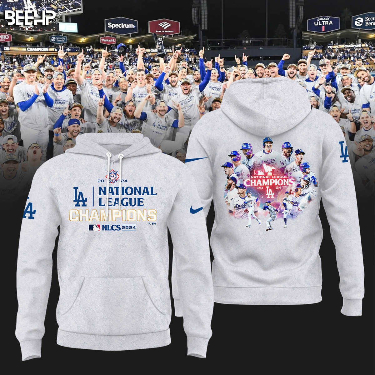 Los Angeles Dodgers National League Champions Shirt - Famjoys Los Angeles Dodgers National League Champions Shirt - Famjoys
