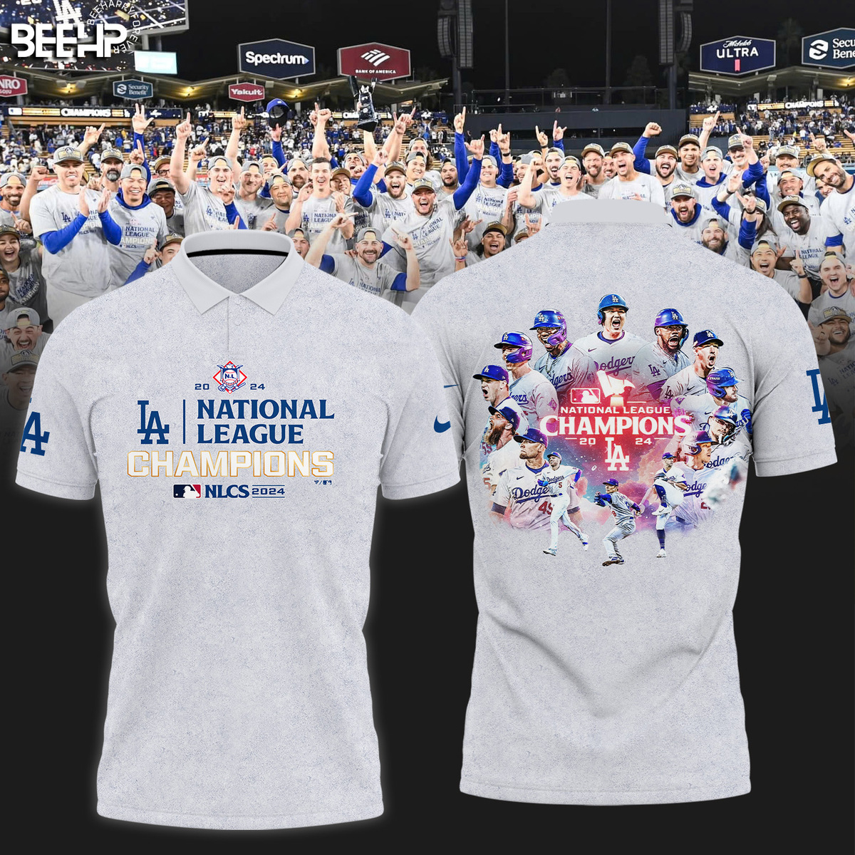 Los Angeles Dodgers National League Champions Shirt - Famjoys Los Angeles Dodgers National League Champions Shirt - Famjoys
