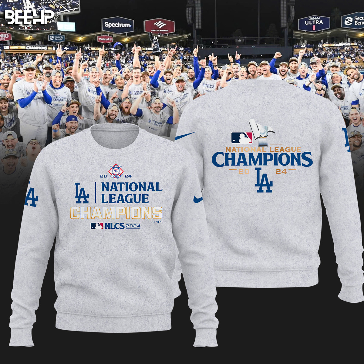 Los Angeles Dodgers National League Champions Shirt - Famjoys Los Angeles Dodgers National League Champions Shirt - Famjoys