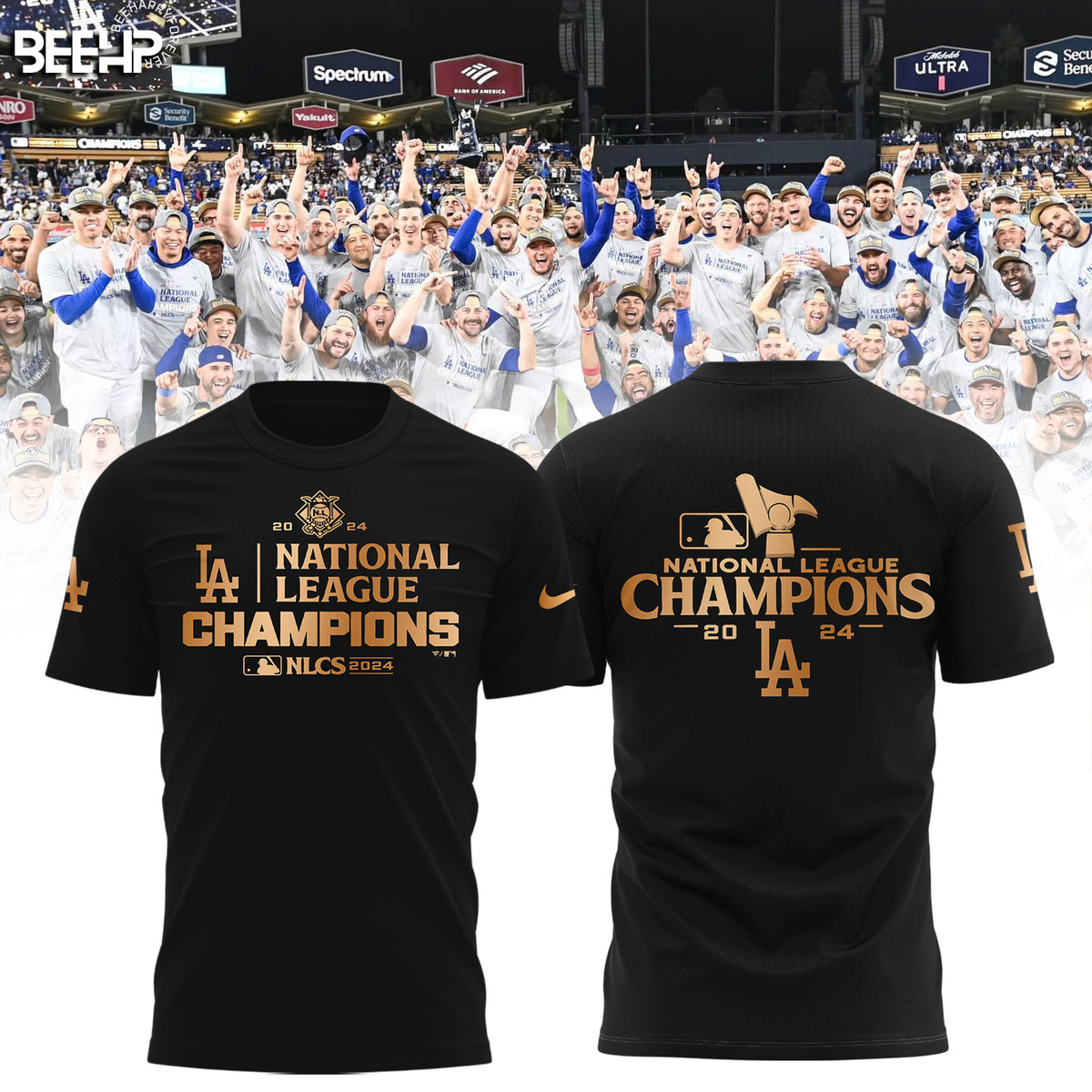 Los Angeles Dodgers National League Champions Shirt - Famjoys Los Angeles Dodgers National League Champions Shirt - Famjoys