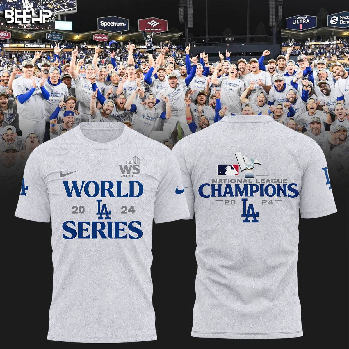 Los Angeles Dodgers National League Champions Shirt - Famjoys Los Angeles Dodgers National League Champions Shirt - Famjoys