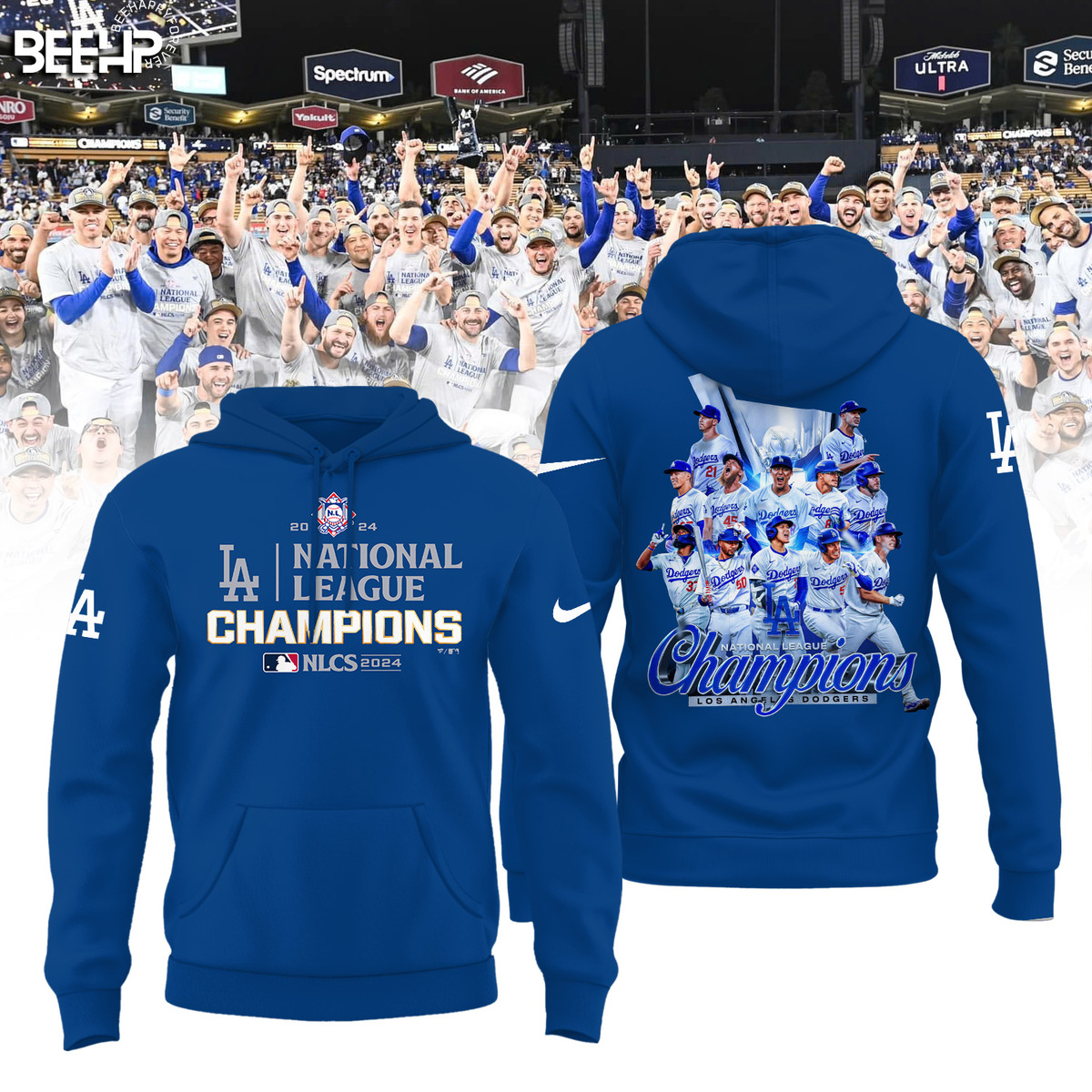 Los Angeles Dodgers National League Champions Shirt - Famjoys Los Angeles Dodgers National League Champions Shirt - Famjoys
