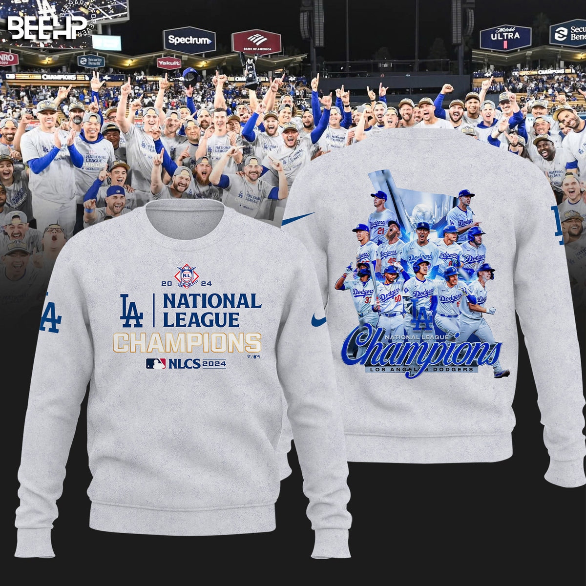 Los Angeles Dodgers National League Champions Shirt - Famjoys Los Angeles Dodgers National League Champions Shirt - Famjoys