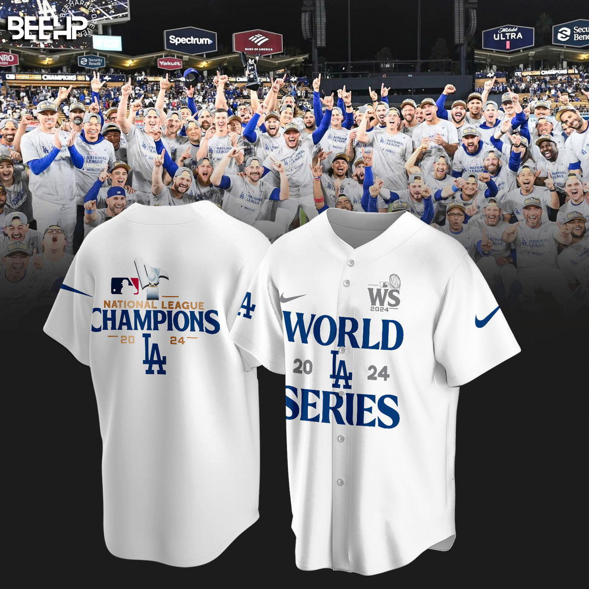 Los Angeles Dodgers National League Champions Shirt - Famjoys Los Angeles Dodgers National League Champions Shirt - Famjoys