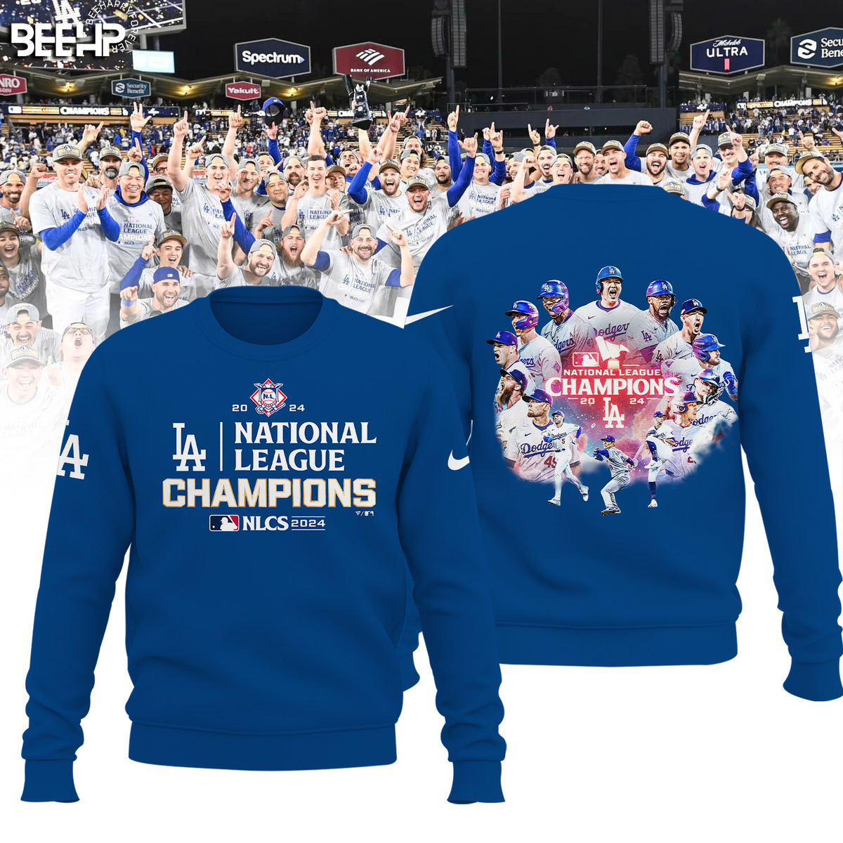 Los Angeles Dodgers National League Champions Shirt - Famjoys Los Angeles Dodgers National League Champions Shirt - Famjoys
