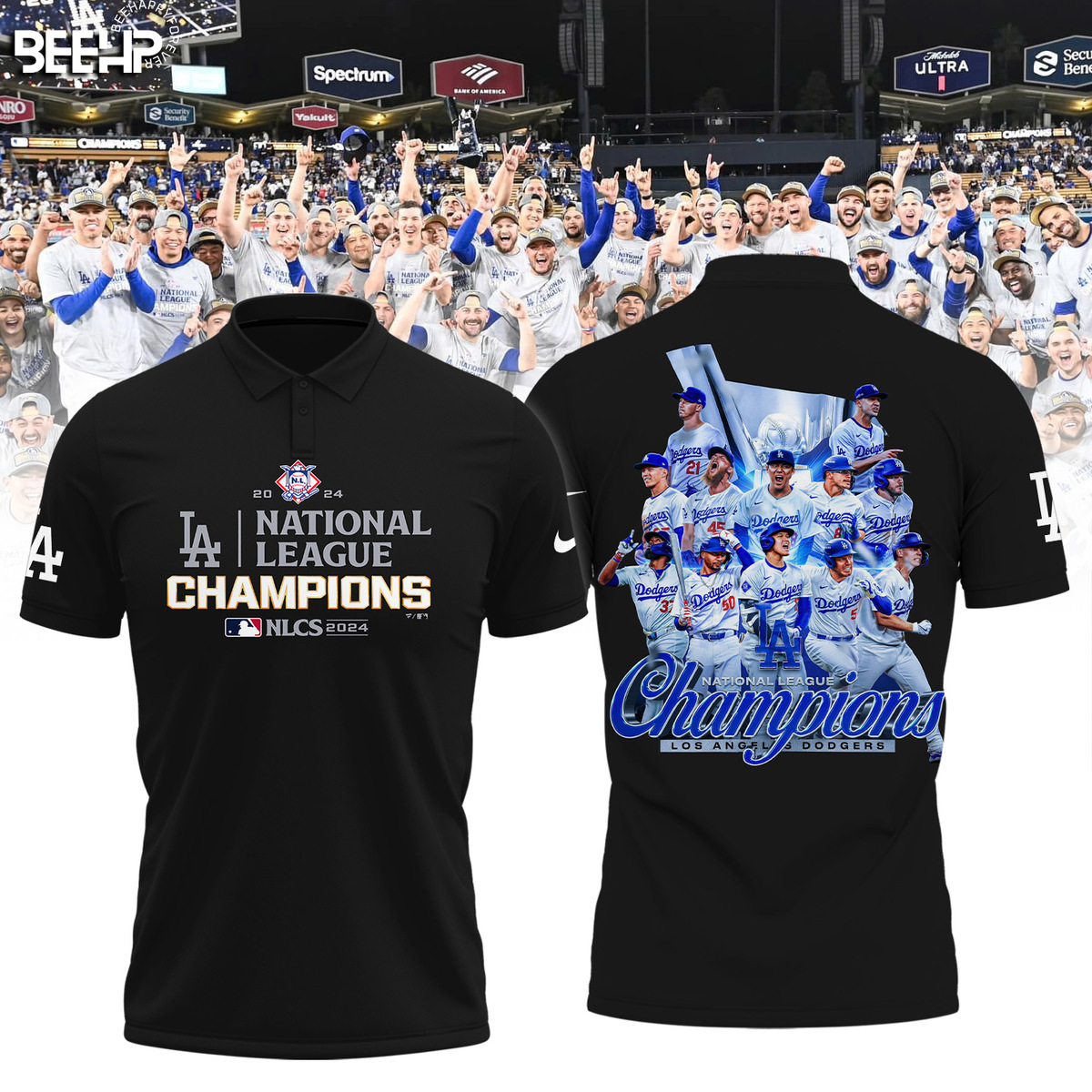 Los Angeles Dodgers National League Champions Shirt - Famjoys Los Angeles Dodgers National League Champions Shirt - Famjoys