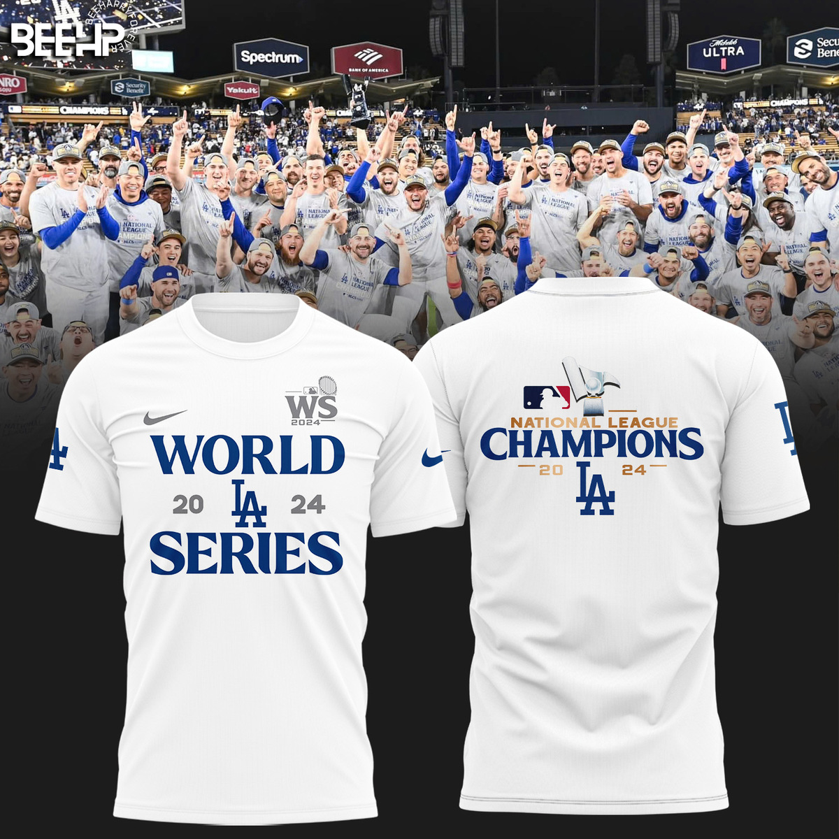 Los Angeles Dodgers National League Champions Shirt - Famjoys Los Angeles Dodgers National League Champions Shirt - Famjoys