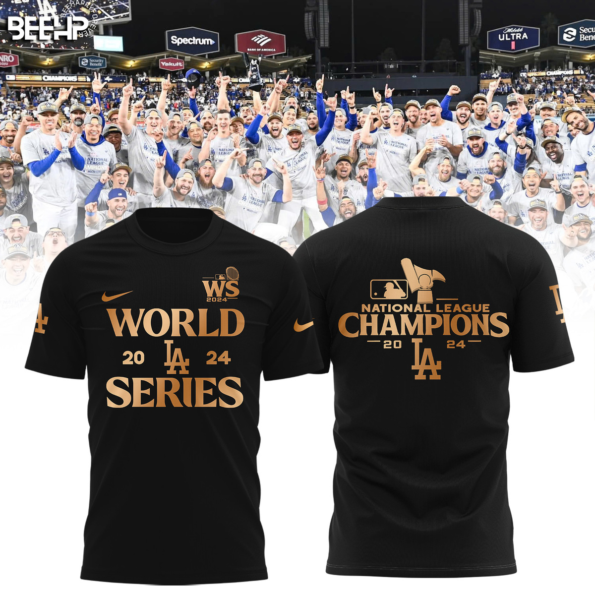 Los Angeles Dodgers National League Champions Shirt - Famjoys Los Angeles Dodgers National League Champions Shirt - Famjoys