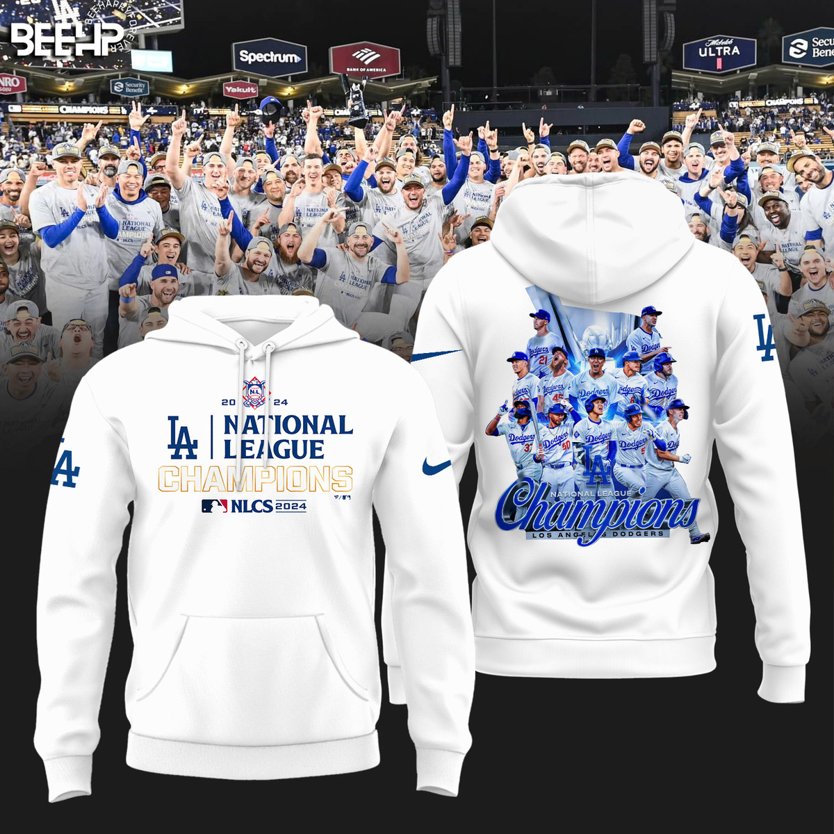 Los Angeles Dodgers National League Champions Shirt - Famjoys Los Angeles Dodgers National League Champions Shirt - Famjoys