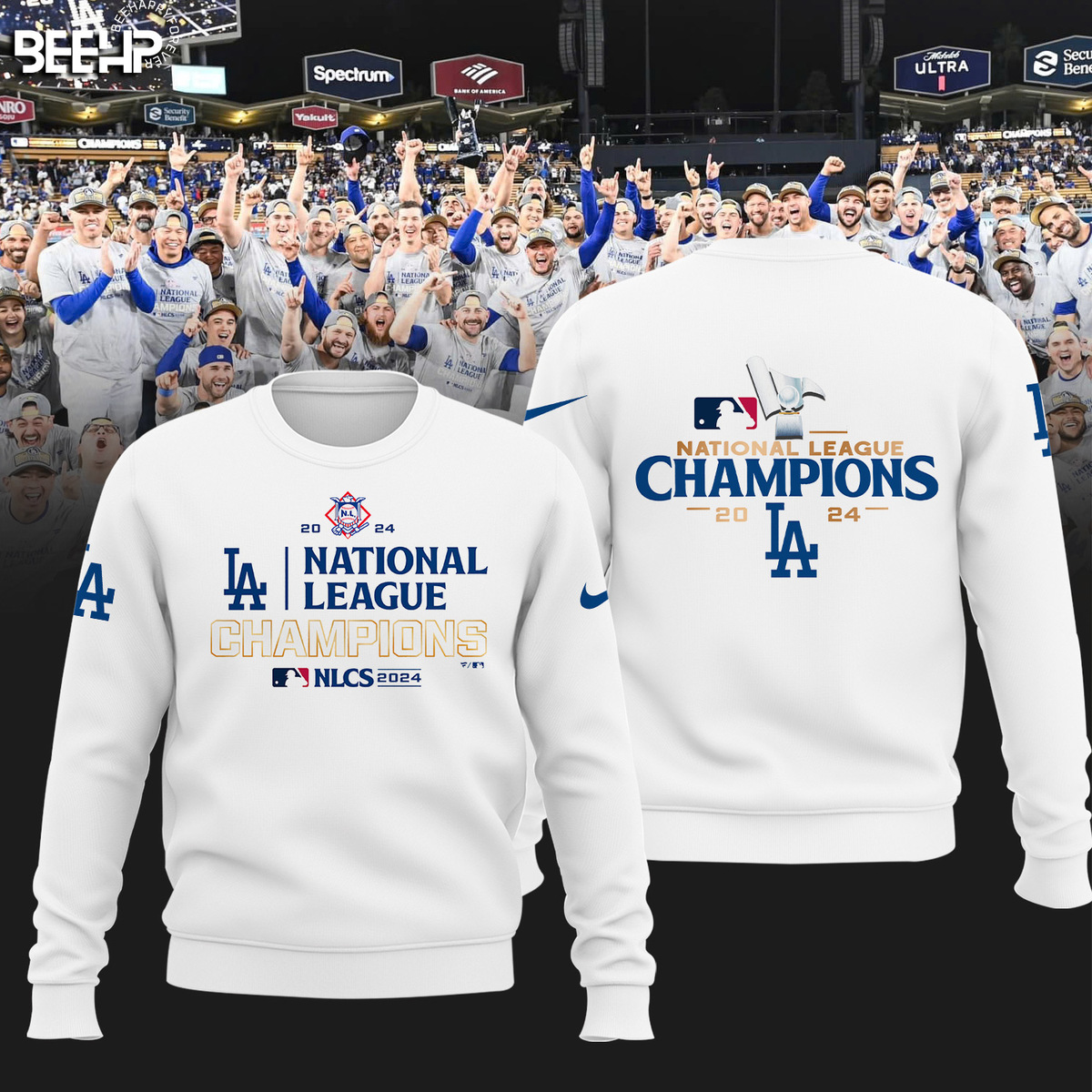 Los Angeles Dodgers National League Champions Shirt - Famjoys Los Angeles Dodgers National League Champions Shirt - Famjoys