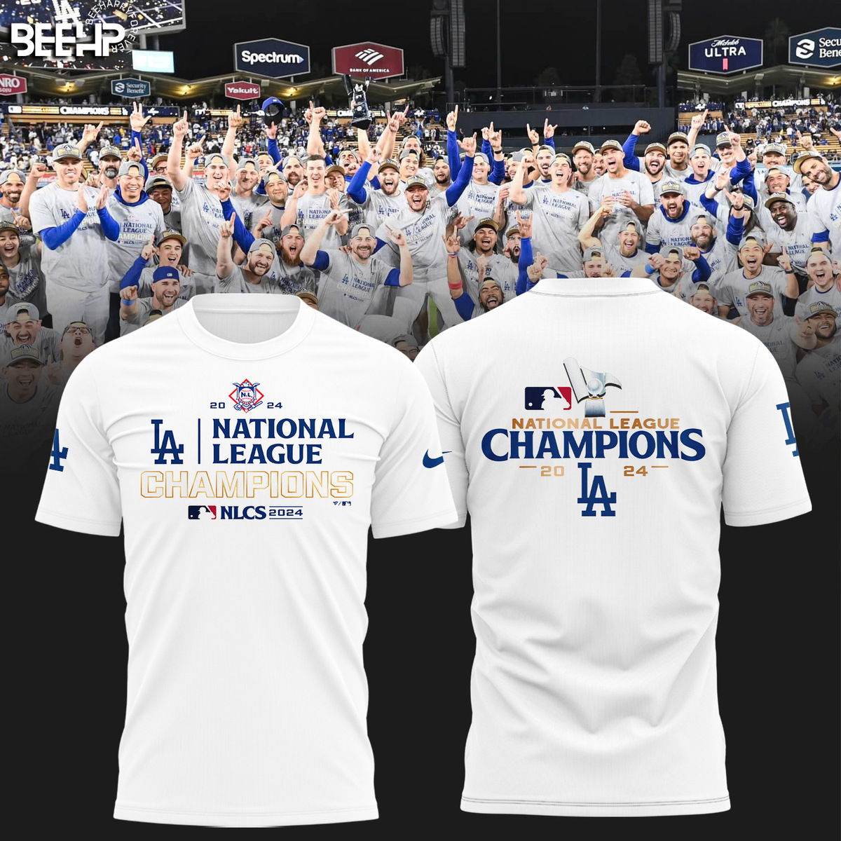 Los Angeles Dodgers National League Champions Shirt - Famjoys Los Angeles Dodgers National League Champions Shirt - Famjoys