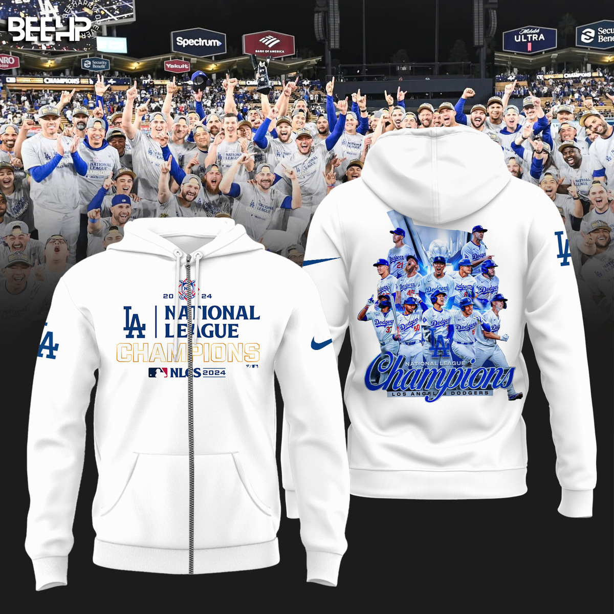 Los Angeles Dodgers National League Champions Shirt - Famjoys Los Angeles Dodgers National League Champions Shirt - Famjoys