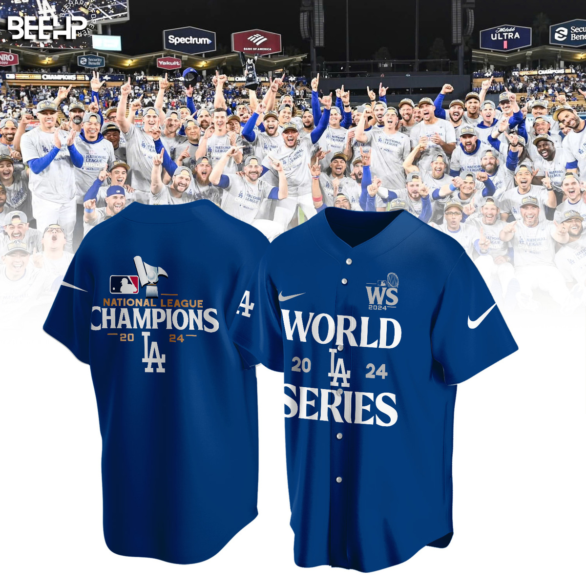 Los Angeles Dodgers National League Champions Shirt - Famjoys Los Angeles Dodgers National League Champions Shirt - Famjoys