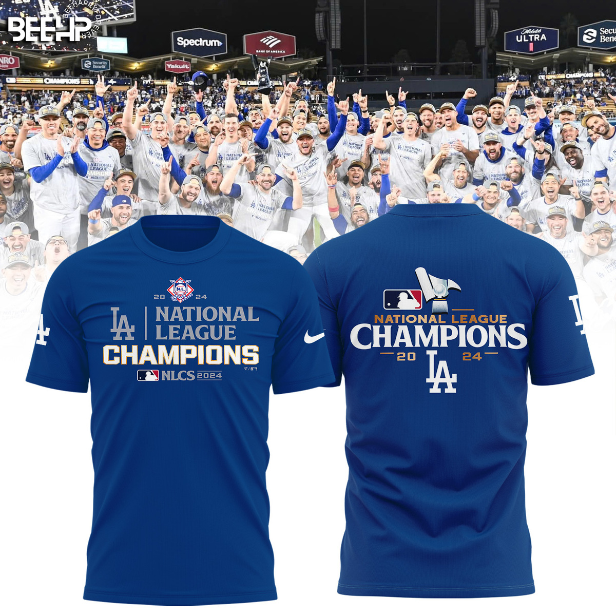 Los Angeles Dodgers National League Champions Shirt - Famjoys Los Angeles Dodgers National League Champions Shirt - Famjoys