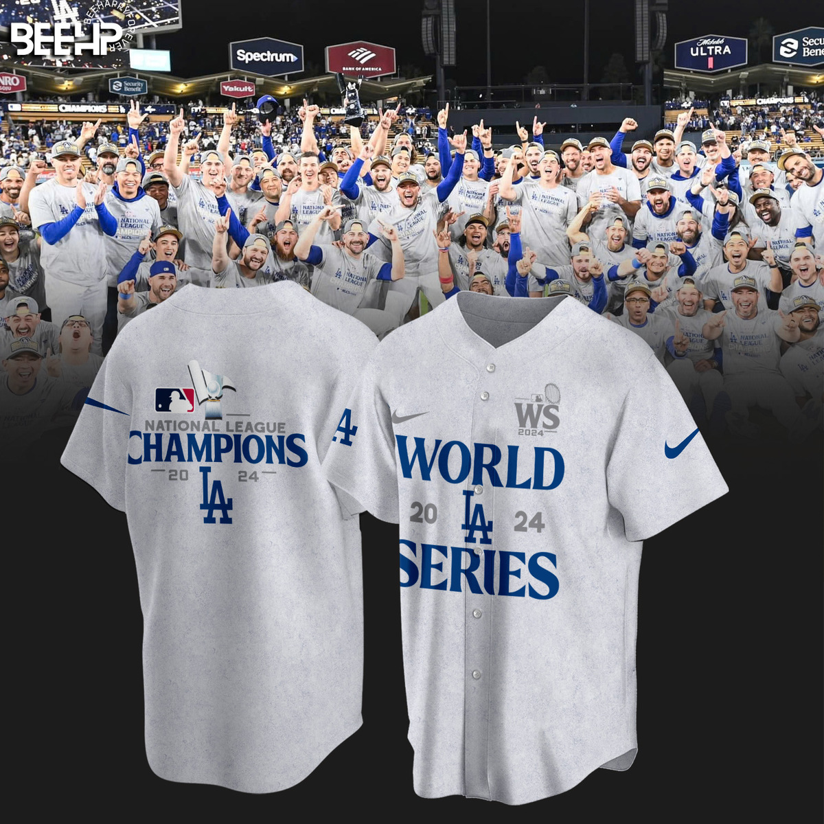 Los Angeles Dodgers National League Champions Shirt - Famjoys Los Angeles Dodgers National League Champions Shirt - Famjoys