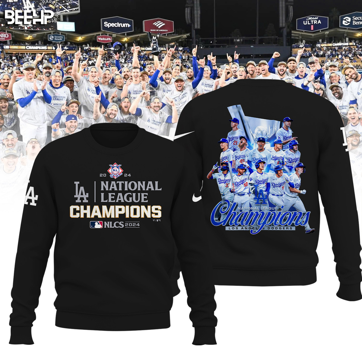 Los Angeles Dodgers National League Champions Shirt - Famjoys Los Angeles Dodgers National League Champions Shirt - Famjoys