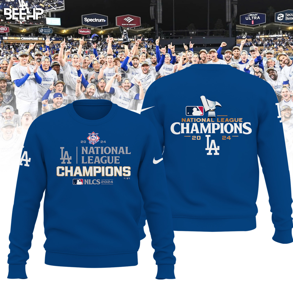 Los Angeles Dodgers National League Champions Shirt - Famjoys Los Angeles Dodgers National League Champions Shirt - Famjoys