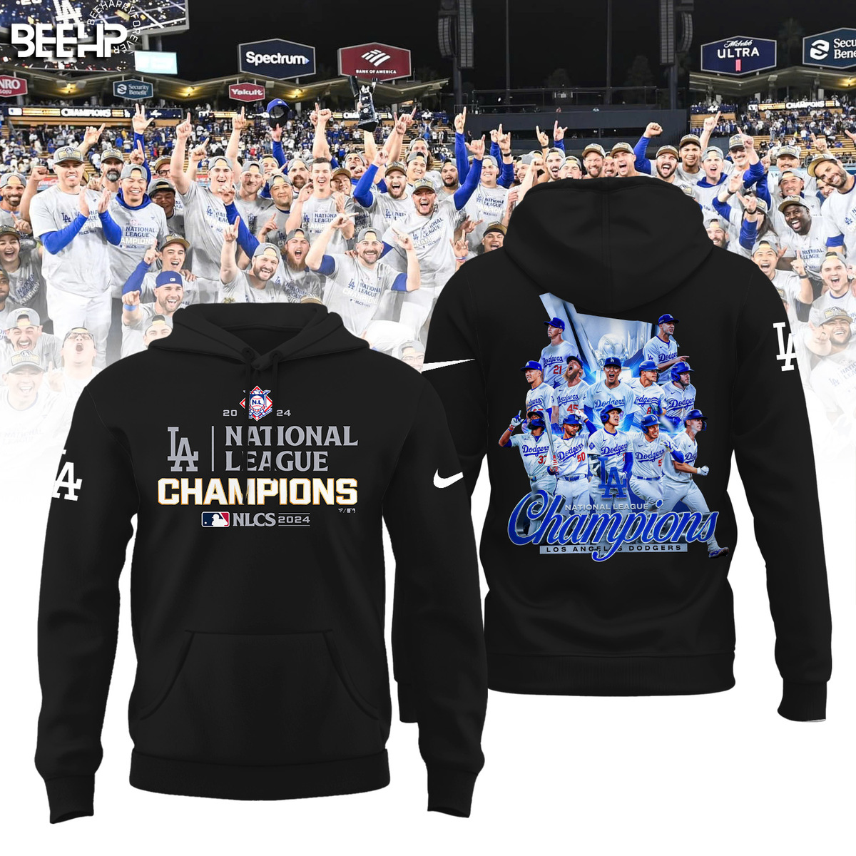 Los Angeles Dodgers National League Champions Shirt - Famjoys Los Angeles Dodgers National League Champions Shirt - Famjoys