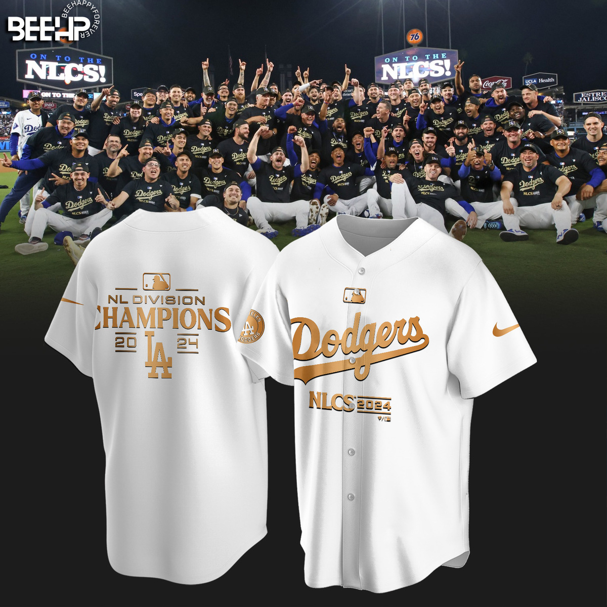 Los Angeles Dodgers National League Division Champions Shirt - Famjoys Los Angeles Dodgers National League Division Champions Shirt - Famjoys