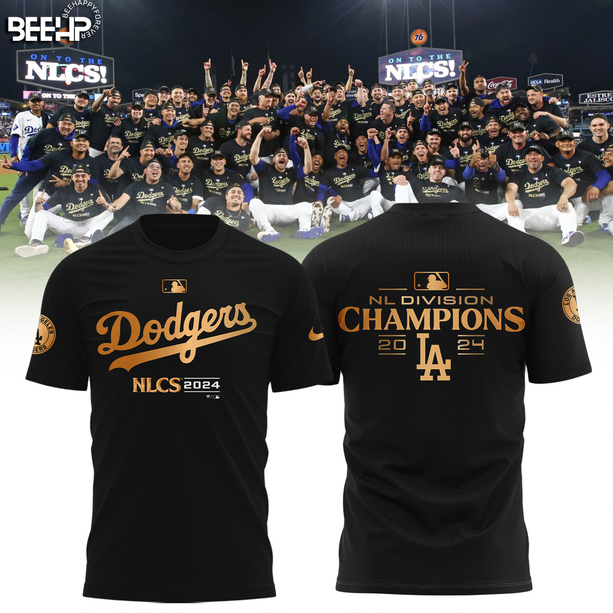 Los Angeles Dodgers National League Division Champions Shirt - Famjoys Los Angeles Dodgers National League Division Champions Shirt - Famjoys