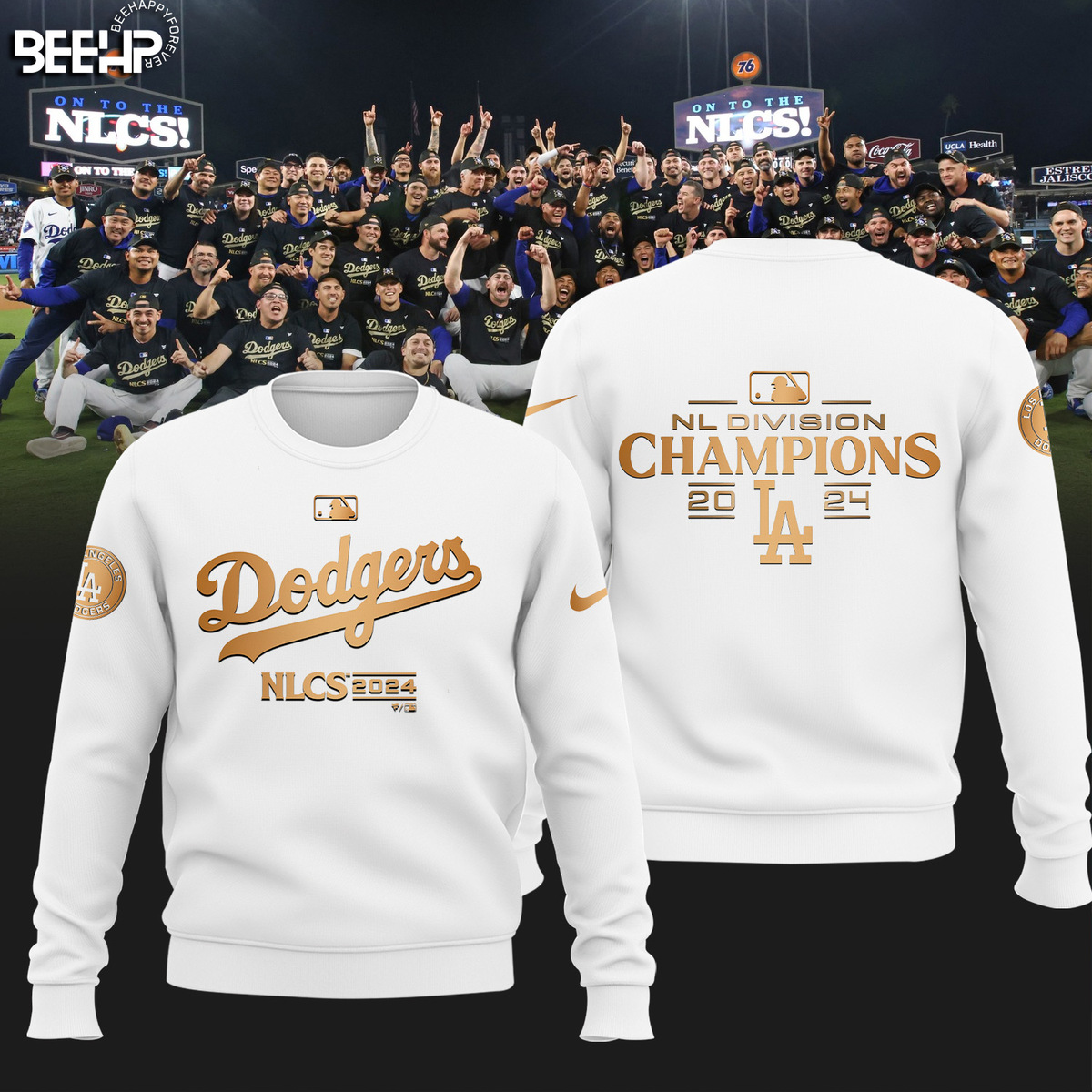 Los Angeles Dodgers National League Division Champions Shirt - Famjoys Los Angeles Dodgers National League Division Champions Shirt - Famjoys