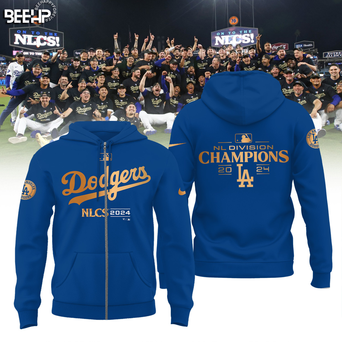 Los Angeles Dodgers National League Division Champions Shirt - Famjoys Los Angeles Dodgers National League Division Champions Shirt - Famjoys