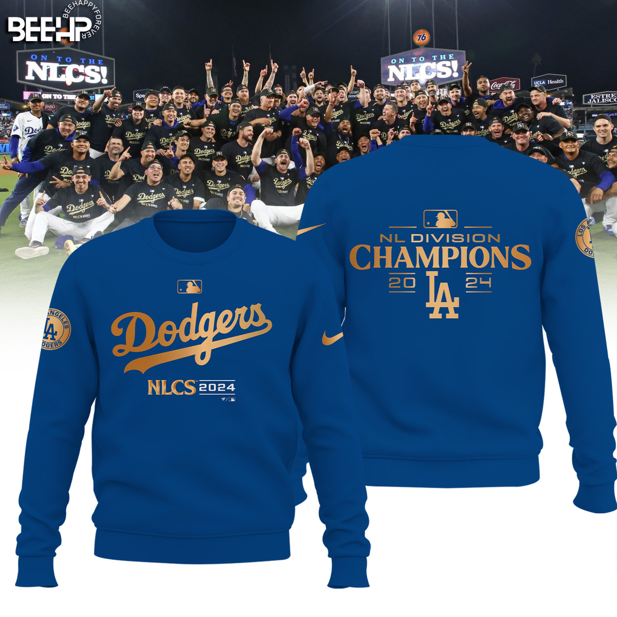 Los Angeles Dodgers National League Division Champions Shirt - Famjoys Los Angeles Dodgers National League Division Champions Shirt - Famjoys