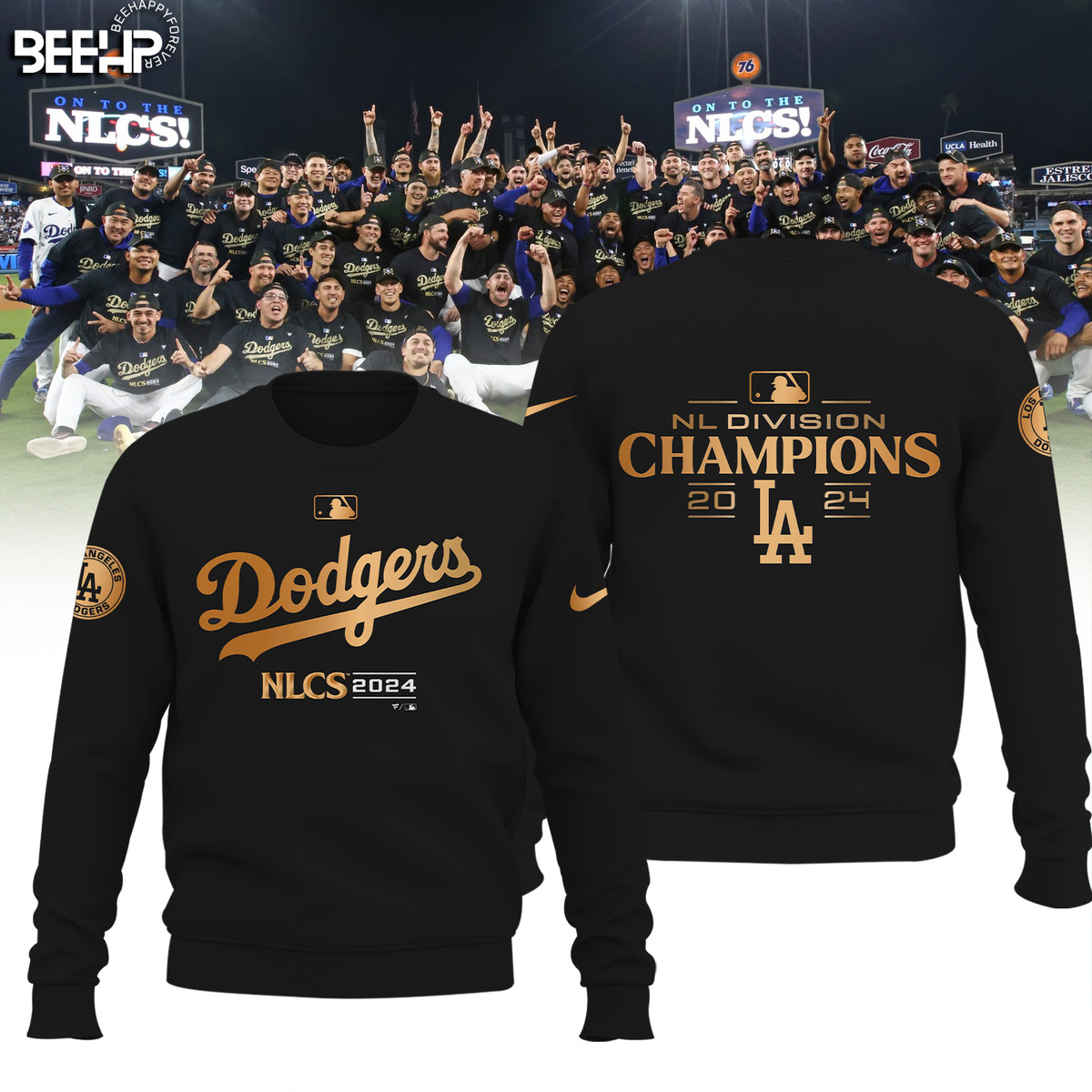 Los Angeles Dodgers National League Division Champions Shirt - Famjoys Los Angeles Dodgers National League Division Champions Shirt - Famjoys