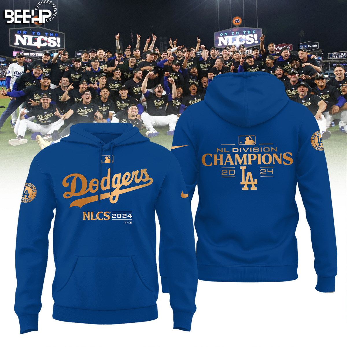 Los Angeles Dodgers National League Division Champions Shirt - Famjoys Los Angeles Dodgers National League Division Champions Shirt - Famjoys