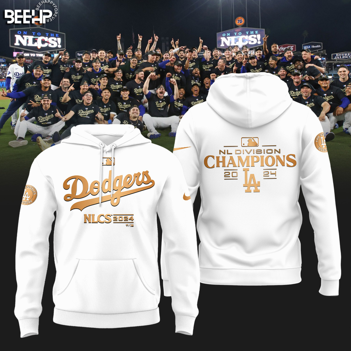 Los Angeles Dodgers National League Division Champions Shirt - Famjoys Los Angeles Dodgers National League Division Champions Shirt - Famjoys