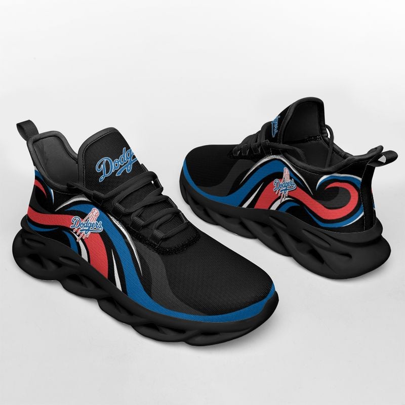 Los Angeles Dodgers Wavy Style Max Soul Shoes NEW054746 - Famjoys Los Angeles Dodgers Wavy Style Max Soul Shoes NEW054746 - Famjoys